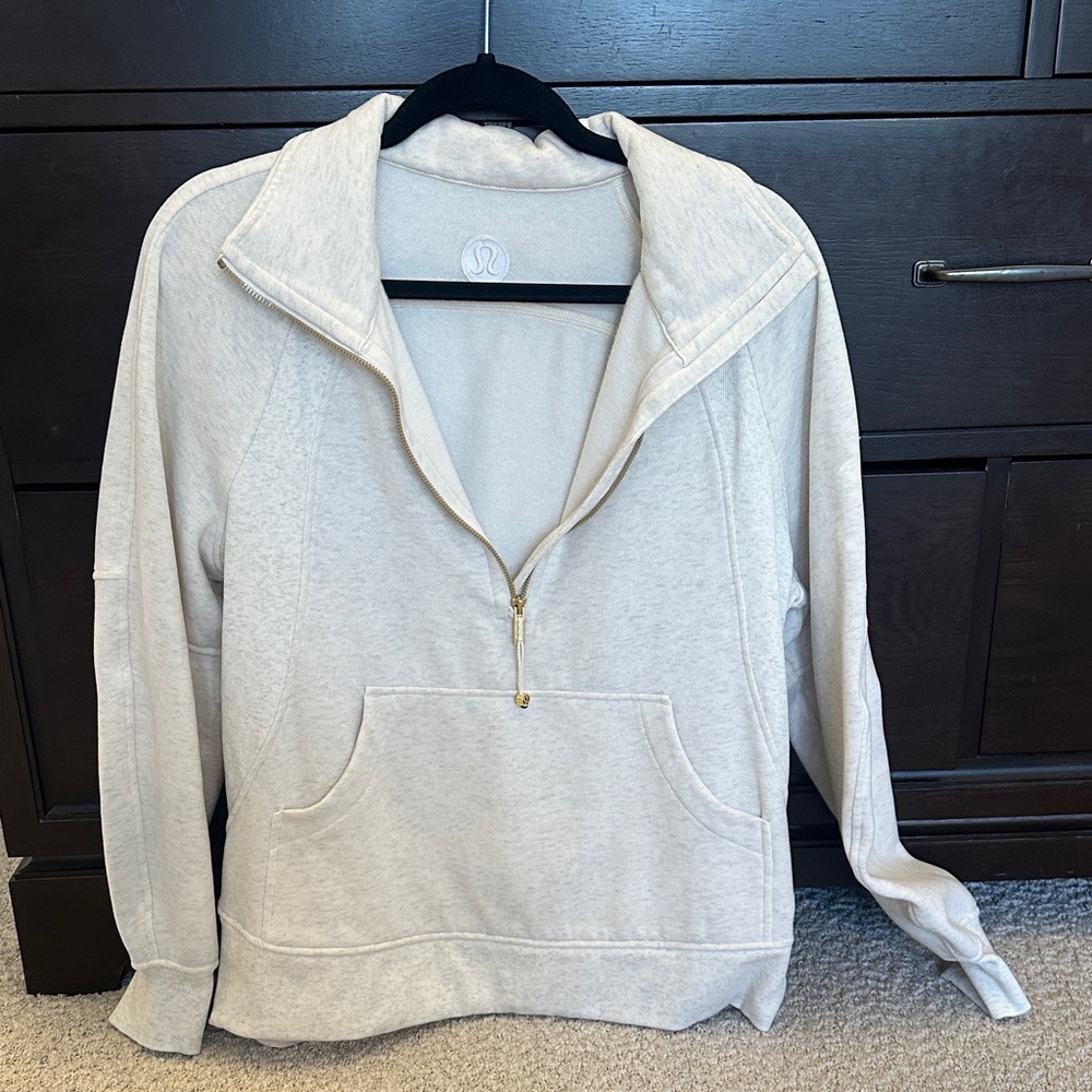 Lululemon Athletica Scuba Oversized Half Zip Hoodie Long XS/S